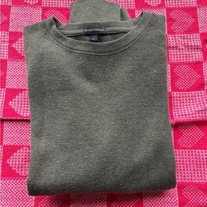 Banana Republic Men's Olive Crewneck Sweater